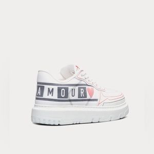 CHRISTIAN DIOR
Nylon Mesh Dior Addict D Chess Dioramour Low Top Sneakers